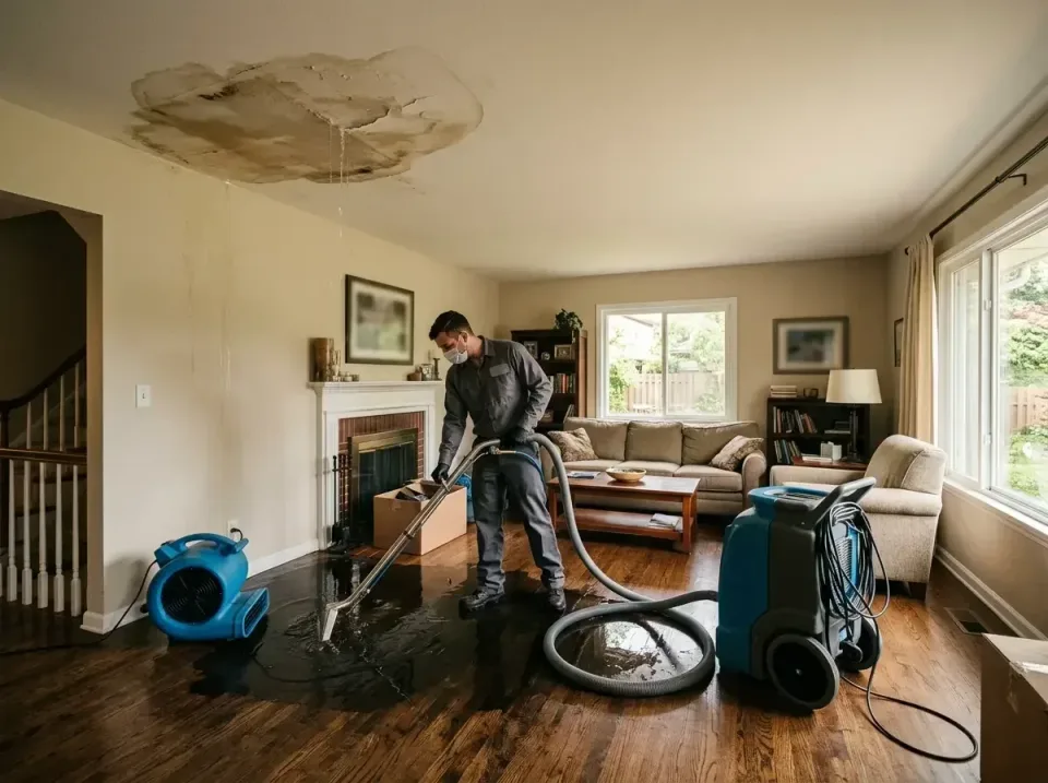 attic-pipe-burst-ceiling-drip-008 — frequently asked questions, Water Damage Restoration & Carpet Care in Newberg, OR